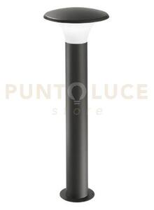 Ges512- paletto in alluminio grigio antracite 1 luce attacco e27 ip