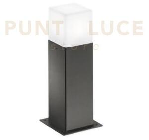 Ges411- paletto alluminio 1 luce attacco e27 colore grigio antracit