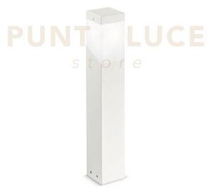 Ges600- paletto bianco 1 luce attacco e27 ip44 alluminio 60cm