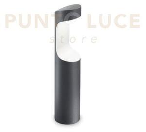 Ges460- paletto 4000k 800lm 9w d.9cm h.30cm grigio antracite