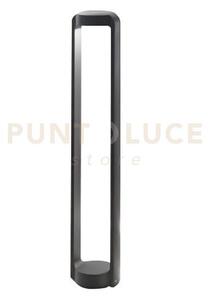 Ges452- paletto in alluminio grigio antracite ip65 a led 4000k 1200