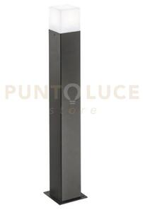 Ges412- paletto alluminio 1 luce attacco e27 colore grigio antracit