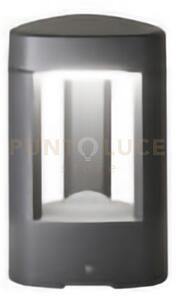 Ges493- paletto in alluminio 1 luce attacco gx53 grigio antracite h