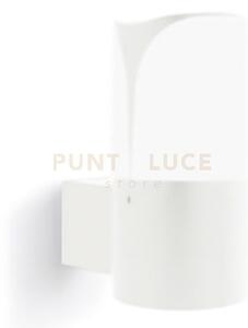 Ges713- applique 1 luce attacco e27 ip44 classe1 colore bianco h.18cm