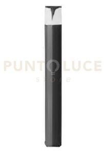 Ges732- paletto h.80cm d.9cm grigio antracite 1 luce attacco e27 ip44