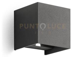 Ges861n- applique grigio antracite a led 2 luci biemissione 4000k 5
