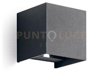 Ges866n- applique grigio antracite a led 2 luci biemissione 4000k 9