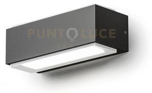 Ges960- applique led 4000k 395lm 10w alluminio ip65 grigio antracit