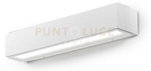 Ges964- applique led 4000k 1105lm 20w alluminio ip65 bianco 36cm