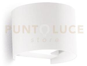 Ges875c- applique in alluminio e vetro colore bianco led 3000k 1190