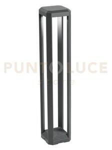 Ges952- paletto led 4000k 838lm 13w grigio antracite ip65 80cm