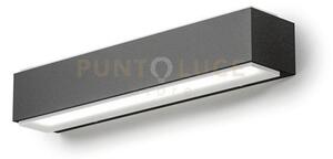 Ges963- applique led 4000k 856lm 20w alluminio ip65 grigio antracit