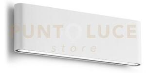 Ges883c- applique bianca a led 3000k 1310lm 2x12w biemissione ip5