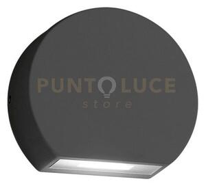 Ges891c- segnapassi antracite a led 3000k 460lm 5w ip54 9,8cm allum