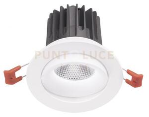Gfa1042c- faretto da incasso in alluminio diffusore trasparente a l