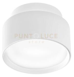 Gfa1071- faretto in alluminio d.11,4cm bianco satinato 2 luci led 3