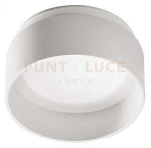 Gfa1210- faretto da incasso bianco 2 luci attacco gu10 tondo d.8cm