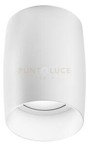 Gfa1220- faretto orientabile bianco 1 luce attacco gu10 tondo d.8cm
