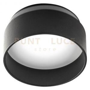 Gfa1211- faretto da incasso nero 2 luci attacco gu10 tondo d.8cm