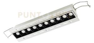 Gfa1131c- faretto ad incasso 10 luci a scomparsa a led 3000k 1600lm