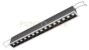 Gfa1122c- faretto da incasso 15 luci led 4000k 1650lm 20w antiabbag
