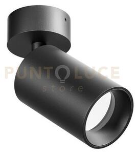 Gfa1395- faretto spot orientabile nero satinato d.5,7cm 1 luce atta