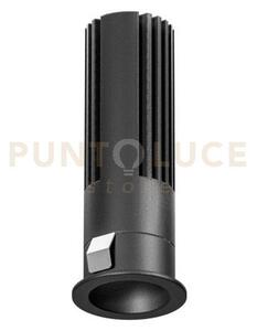 Gfa1411c- faretto led ad incasso colore nero 3000k 900lm 10w d.3,5cm