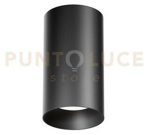 Gfa1501- faretto-plafoniera nero d.7,5cm a led 3000k 1234lm 15w