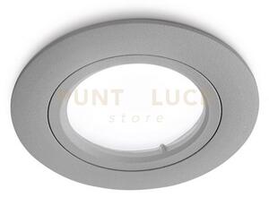 Gfa313 - faretto tondo d.7,8cm 1 luce attacco gu10 colore grigio op