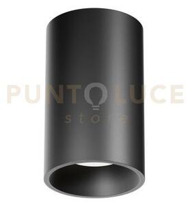 Gfa1503- faretto-plafoniera nero d.9,5cm a led 3000k 2187lm 25w