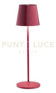 Gls053- lampada ricaricabile a batteria rosso a led 3000k 240lm 3w