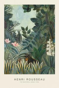 Riproduzione The Equatorial Jungle Special Edition - Henri Rousseau