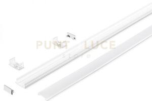 Gstp103- profilo in bianco sezionabile parete/soffitto piu diffusor