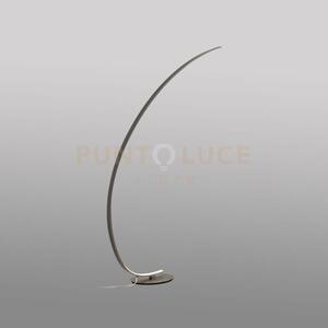 Iole pt - lampada da terra titanio a led 3000k 1500lm 30w dimmerabile