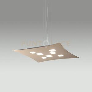 Isotta s - lampadario a sospensione 10luci attacco gx53 biemissione