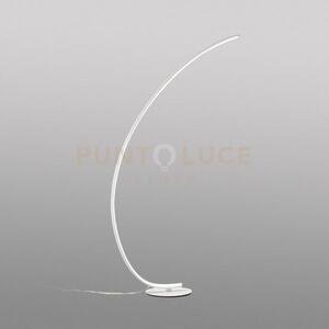 Iole pt - lampada da terra bianca a led 3000k 1500lm 30w dimmerabile