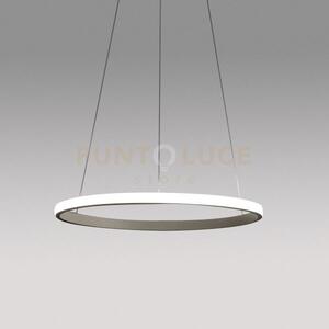 Iole s/1 - lampadario a sospensione titanio led 3000k 1400lm 28w di