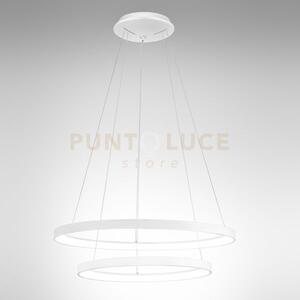 Krizia s/2 sospensione colore bianco a led 3000k 6300lm 88w dimmera