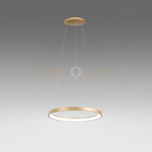 Krizia s/m sospensione colore oro a led 3000k 2800lm 50w dimmerabil