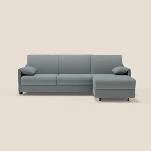 Primula divano letto angolare con materasso H18 cm - penisola contenit