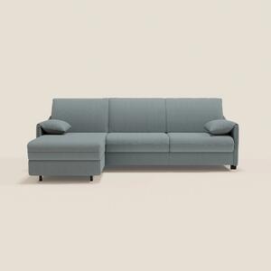 Primula divano letto angolare con materasso H18 cm - penisola contenit