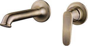 Omnires Art Deco rubinetto per lavabo da incasso ottone/bronzo antico AD5115BR