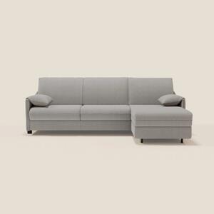 Primula divano letto angolare con materasso H18 cm - penisola contenit