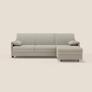 Primula divano letto angolare con materasso H18 cm - penisola contenit