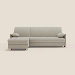 Primula divano letto angolare con materasso H18 cm - penisola contenit