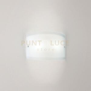 Lecce a/p applique in vetro bianco 1 luce attacco e27 particolari m