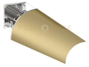 Lubiana c - profilo e diffusore per parete/soffitto mt 2 oro