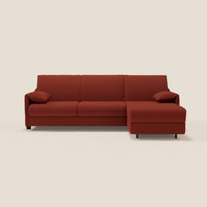 Primula divano letto angolare con materasso H18 cm - penisola contenit