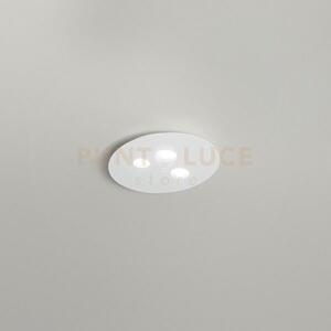 Luna p/p - plafoniera metallo e alluminio bianco 3 luci attacco gx5