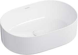 Omnires Mesa lavabo 46x31 cm ovale da appoggio bianco MESA460BP